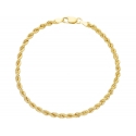 9 KT Yellow Gold Women&#39;s Bracelet GL-SON9VCL060GG18