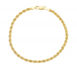 9 KT Yellow Gold Women&#39;s Bracelet GL-SON9VCL060GG18