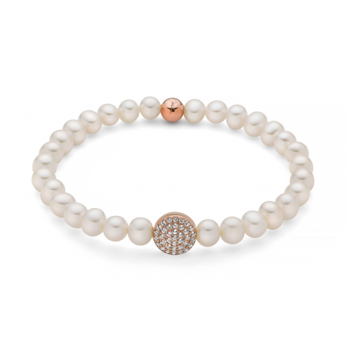 Miluna Women&#39;s Bracelet Pearls PBR3500R-TPZ