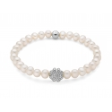 Miluna Women&#39;s Bracelet Pearls PBR3501-TPZ