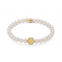 Miluna Women&#39;s Bracelet Pearls PBR3504G-TPZ