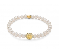 Miluna Women&#39;s Bracelet Pearls PBR3504G-TPZ