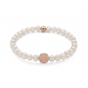 Miluna Women&#39;s Bracelet Pearls PBR3504R-TPZ
