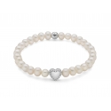 Miluna Women&#39;s Bracelet Pearls PBR3505-TPZ