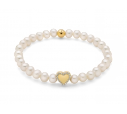 Miluna Women&#39;s Bracelet Pearls PBR3505G-TPZ