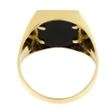 9 KT Yellow Gold Men&#39;s Ring GL-SON193999