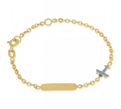 Yellow gold children&#39;s bracelet 803321721756