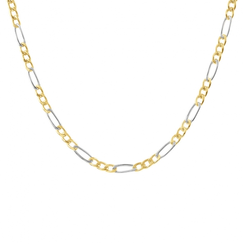 Stroili L&#39;homme Or Necklace White Yellow Gold 1412952