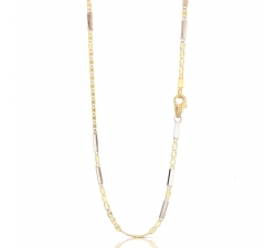 Collana Uomo in Oro Giallo e Bianco 803321735555