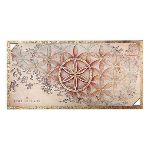 Pannello Il Fiore della Vita Acca Argenti QD.140 cm 30x60