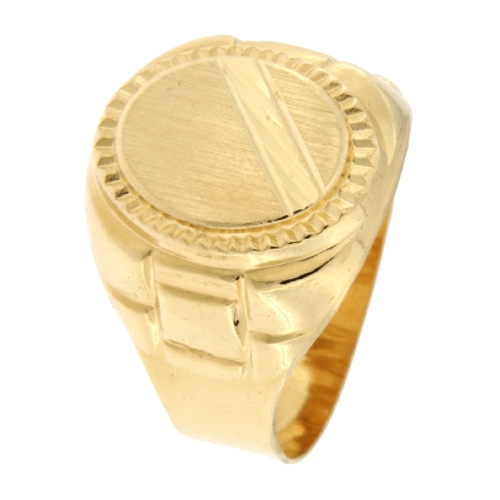 Anello Uomo Oro Giallo GL101390