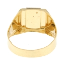 Anello Uomo Oro Giallo Bianco GL101392