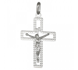 White Gold Cross Pendant GL101400