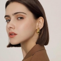 Women&#39;s Teardrop Earrings Gold Color GLM100G