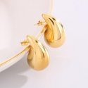 Women&#39;s Teardrop Earrings Gold Color GLM100G