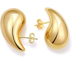 Women&#39;s Teardrop Earrings Gold Color GLM100G