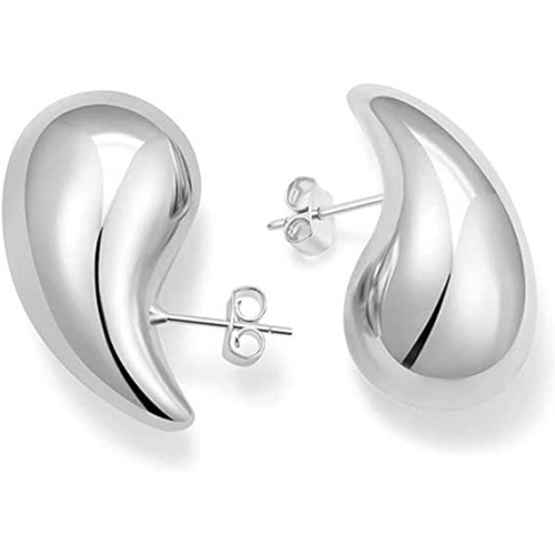 Women&#39;s Teardrop Earrings in Silver Color GLM100S