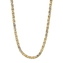 Men&#39;s Necklace in White Yellow Gold GL101410