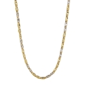 Men&#39;s Necklace in White Yellow Gold GL101411