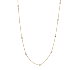 Collana Donna Oro Bianco Giallo GL101412