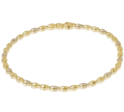 Bracciale Uomo in Oro Giallo e Bianco 803321718185