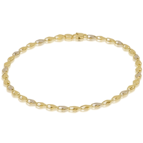 Bracciale Uomo in Oro Giallo e Bianco 803321718185