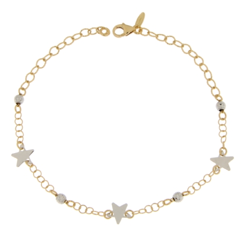 Bracciale Donna Oro Giallo Bianco GL101429