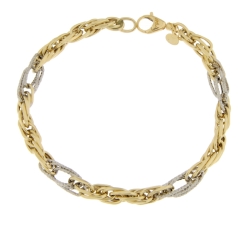 White Yellow Gold Women&#39;s Bracelet GL101433