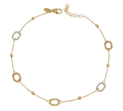 Women&#39;s Bracelet Yellow White Pink Gold GL101439