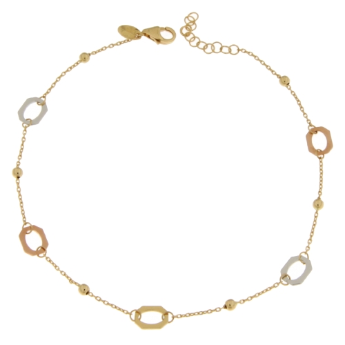 Bracciale Donna Oro Giallo Bianco Rosa GL101439