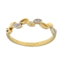 Anello Donna Oro Giallo Bianco GL101457