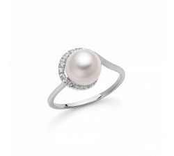 Miluna Women&#39;s Ring Pearls PLI984V