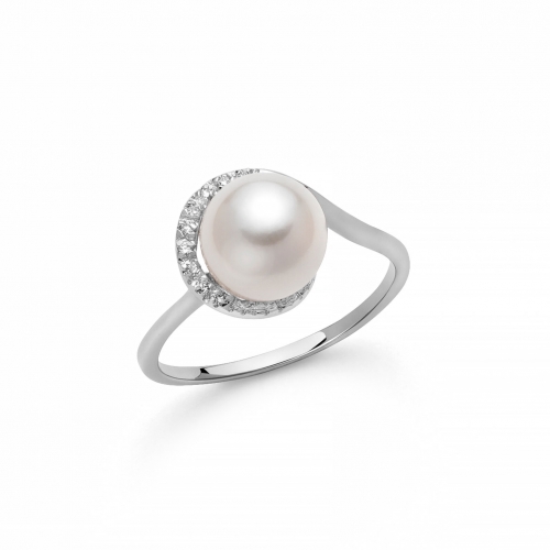 Miluna Women&#39;s Ring Pearls PLI984V