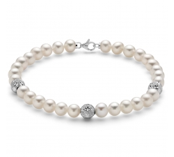 Miluna Women&#39;s Bracelet Pearls PBR2765V