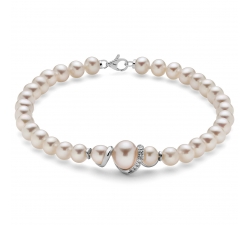 Miluna Damenarmband Perlen PBR3042V