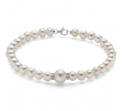Miluna Damenarmband Perlen PBR3073V