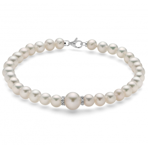 Miluna Women&#39;s Bracelet Pearls PBR3073V