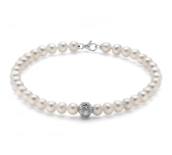 Miluna Women&#39;s Bracelet Pearls PBR3047V