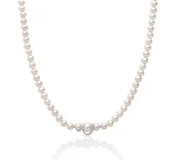 Miluna Women&#39;s Necklace Pearls PCL5742V