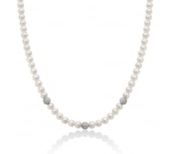 Miluna Women&#39;s Necklace Pearls PCL5534V