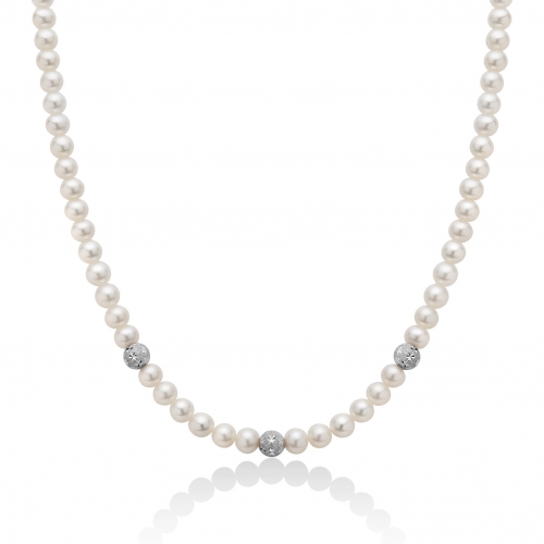 Miluna Damen-Halskette Perlen PCL5534V