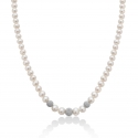 Miluna Women&#39;s Necklace Pearls PCL2089BV