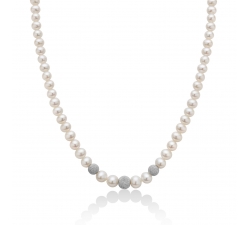 Miluna Damen-Halskette Perlen PCL2089BV