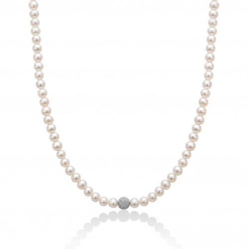 Miluna Women&#39;s Necklace Pearls PCL1834V