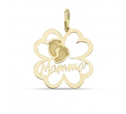 Yellow Gold Heart Pendant GL101417