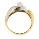 White Yellow Gold Women&#39;s Ring GL101466