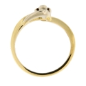 White Yellow Gold Women&#39;s Ring GL101468