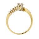 Anello Donna Oro Giallo Bianco GL101469