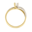 White Yellow Gold Women&#39;s Ring GL101471