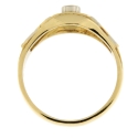 Men&#39;s Ring in White Yellow Gold GL101473